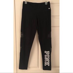 PINK Victoria's Secret Pants - Victoria’s Secret Pink Leggings with Mesh PINK Victoria's Secret Pants - Victoria’s Secret Pink Leggings with Mesh